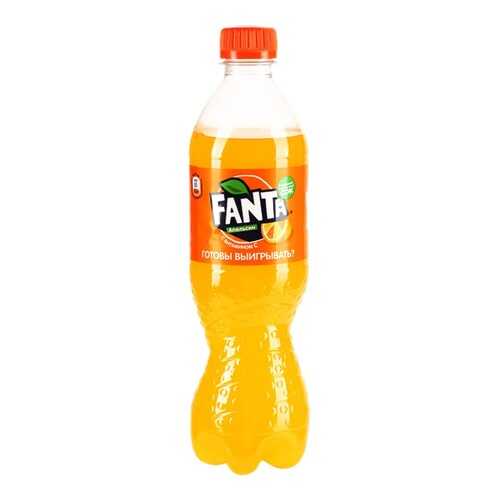 Напиток газированный Fanta апельсин пластик 0.5 л в ВкусВилл