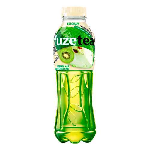 Чай холодный Fuzetea Zero яблоко и киви без сахара 6 штук 1.5 л в ВкусВилл