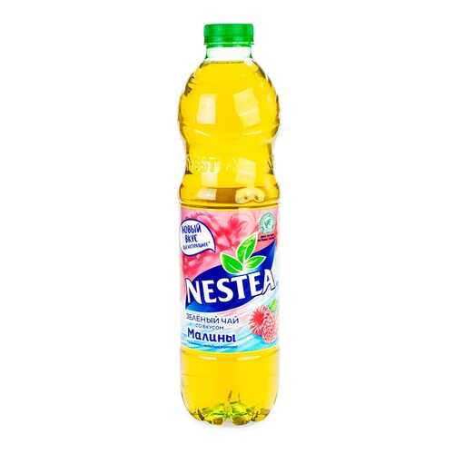 Холодный чай Nestea зеленый со вкусом малины, 1.5 л Россия в ВкусВилл
