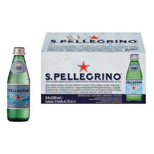 Минеральная вода газ S.Pellegrino 0.5 л стекло по 24 шт в ВкусВилл