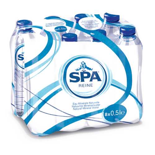 Вода минеральная SPA Reine негазированная 0.5 л 8 шт в ВкусВилл