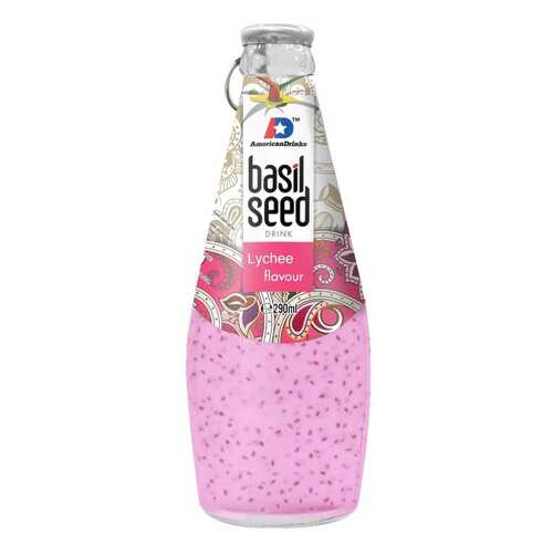 Напиток Basil Seed с ароматом личи стекло 0.29 л в ВкусВилл