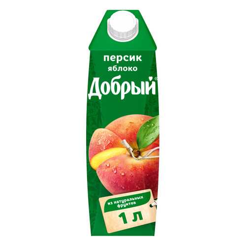 Нектар Добрый персик-яблоко 1 л в ВкусВилл
