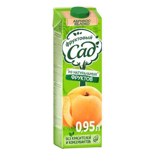 Нектар Фруктовый Сад яблоко-абрикос 0.95 л в ВкусВилл