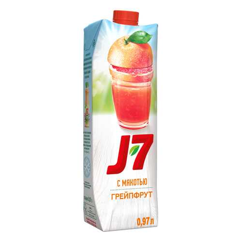Нектар J7 грейпфрут 0.97 л в ВкусВилл