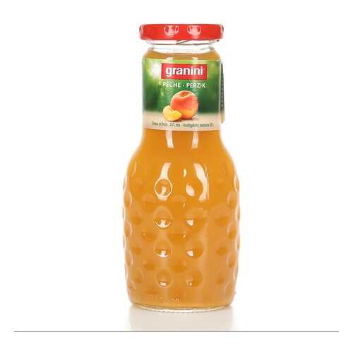 Нектар персиковый, стеклянная бутылка, Granini, 0.25 л, Франция в ВкусВилл