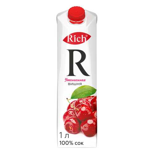 Нектар Rich утонченная вишня 1 л в ВкусВилл