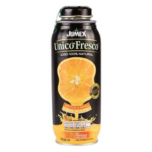 Сок апельсин Jumex unico fresco jugo naranja sin pulpa 500 мл в ВкусВилл