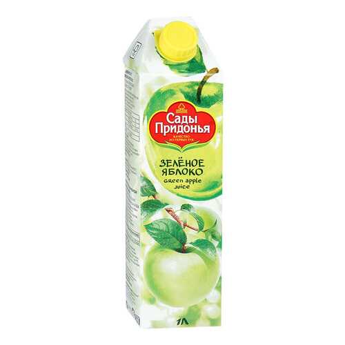 Сок Сады Придонья зеленое яблоко 1 л в ВкусВилл